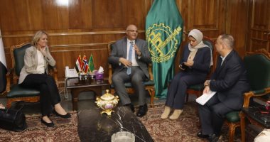 محافظ القليوبية يستقبل سفيرة النرويج وممثل صندوق الأمم المتحدة للسكان