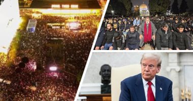 العالم هذا المساء.. ترامب يتوعد بالقضاء على الحوثيين وغارات أمريكية على صنعاء وصعدة.. آلاف الإسرائيلين يتظاهرون فى تل أبيب بسبب عودة الحرب وإهمال نتنياهو للأسرى.. آلاف المصلين يؤدون العشاء والتراويح بالأقصى