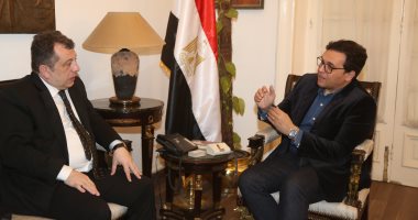 وزير الثقافة يلتقى السفير الأرمينى لبحث سبل تعزيز التعاون الثقافى وزير الثقافة