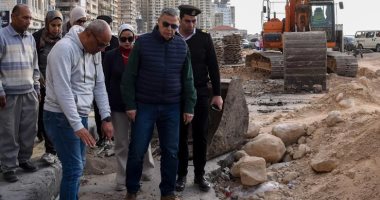 محافظ الإسكندرية يوجه بسرعة إنهاء أعمال كوبرى محمد نجيب قبل موسم الصيف