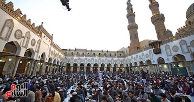 فى رحاب الأزهر الشريف.. الإفطار اليومى لضيوف الرحمن