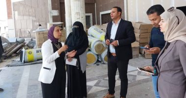 وكيل "صحة الإسماعيلية" تتفقد أعمال التشطيبات النهائية بمستشفى التل المركزى الجديد