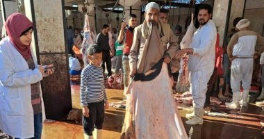 الطب البيطري بسوهاج: المرور على مجزر جزيرة شندويل للتفتيش على رفع المخلفات جانب من التفتيش