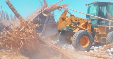 إزالة 32 حالة تعد على أراضي أملاك دولة بمركزي القوصية والبداري في أسيوط