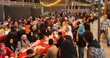 المنصورة تنافس المطرية وتنظم إفطارا جماعيا تحت شعار "المنصورة هتفطر مع بعض" الإفطار الجماعي