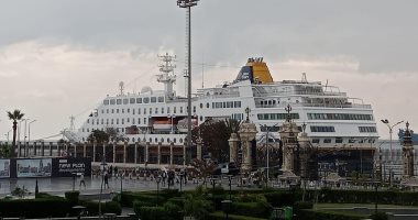 ميناء غرب بورسعيد يستقبل 475 سائحا على متن السفينة M.S HAMBURG