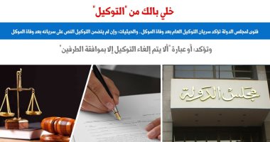 فتوى لمجلس الدولة تؤكد سريان التوكيل العام بعد وفاة الموكل.. برلمانى