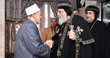 البابا تواضروس الثانى و شيخ الأزهر 