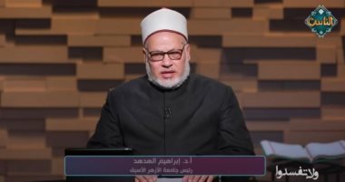 الدكتور إبراهيم الهدهد: الإسلام ينهى عن تتبع أحوال الناس والانشغال بعيوبهم