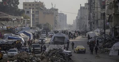 معاناة النازحين في غزة عرض مستمر النازحين فى قطاع غزة