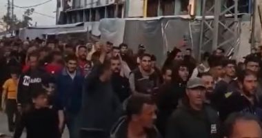 تفاصيل المظاهرات الحاشدة فى غزة للمطالبة بتنحى حماس.. فيديو تغطية تليفزيون اليوم السابع