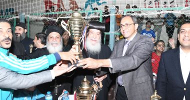محافظ قنا يشهد ختام البطولة الرمضانية بنادى الكنيسة البطرسية بشعار "كلنا واحد"