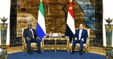 الرئيس السيسى ورئيس سيراليون يشهدان التوقيع على مذكرات التفاهم بين البلدين