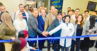 افتتاح معمل مستشفى النوبارية الجديدة بعد تطويره وتنفيذ سوق تجارية بالمدينة
