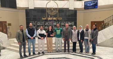 جامعة حلوان تبحث التعاون مع الجامعات الأوروبية لتعزيز التبادل الأكاديمى تجربة التعايش الأكاديمي داخل كلية علوم الرياضة