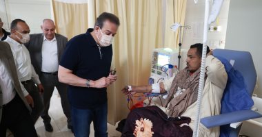 وزير الصحة ومحافظ المنيا يتفقدان مستشفى العدوة المركزي وزير الصحة ومحافظ المنيا يتفقدان مستشفى العدوة المركزي