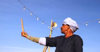 "التحطيب" أبرز ألعاب الكبار فى الصعيد خلال عيد الفطر.. صور تحطيب العصا