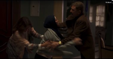 مسلسل ظلم المصطبة الحلقة 15.. فتحي عبد الوهاب يطرد ريهام عبد الغفور من شقته  