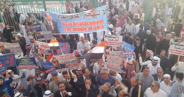 وقفة تضامنية بجنوب سيناء رفضا لتهجير أهالى غزة..فيديو