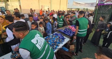 مصر الخير عضو التحالف الوطنى يواصل جهوده فى إسعاد أهالى العريش خلال عيد الفطر