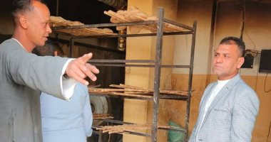 جولة ميدانية لرئيس مركز البياضية فى العيد لمتابعة النظافة والحالة التموينية بالقرى