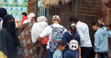 إقبال واسع على حديقة الحيوان بالحديقة الدولية فى ثانى أيام عيد الفطر.. صور إقبال واسع على حديقة الحيوان بالحديقة الدولية في ثاني أيام العيد