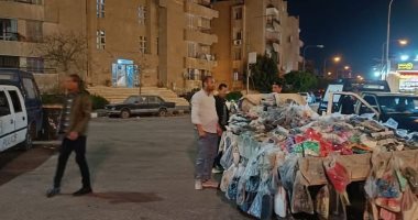 جهاز مدينة العبور: حملات مكثفة لإزالة إشغالات وتعديات الباعة الجائلين   
