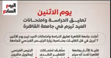 تفاصيل تأجيل الدراسة وامتحانات الميد تيرم بجامعة القاهرة غدا.. فيديو جانب من التغطية