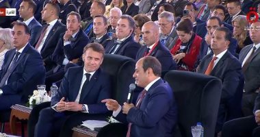 الرئيس السيسى وماكرون