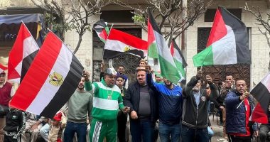 أهالى الحضرة بالإسكندرية يحتشدون للتوجه إلى رفح لدعم القضية الفلسطينية