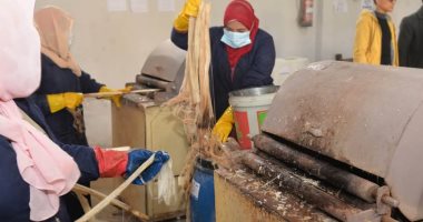 دعم الحرف والصناعات الصغيرة أولويّة للتنمية المستدامة فى أسيوط.. المحافظ يطلق مشروعات لإحياء "التلى والكليم العدوى".. تدريب طلاب التعليم الفنى وصناعة الخزف والفخار والسجاد اليدوى وتجفيف الفواكه.. صور