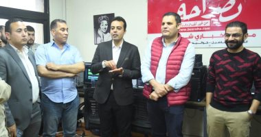 محمد السيد الشاذلى بموقع بصراحة فى إطار جولاته الانتخابية