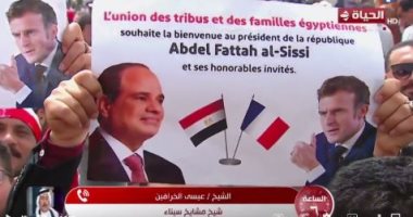 عيسى الخرافين: الشعب المصرى يلتف حول قيادته.. وماكرون رأى الحقيقة على الأرض