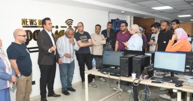 محمد السيد الشاذلى يزور موقع نيوز رور لعرض برنامجه الانتخابى