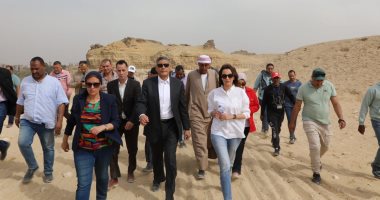 محافظ الجيزة: مشروع تطوير الخدمات بالمنطقة الأثرية يحسن تجربة السائح المهندس عادل النجار محافظ الجيزة