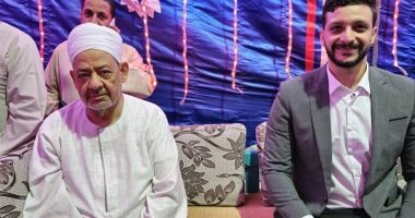 شيخ الأزهر يشهد خطبة حفيدة شقيقه فى منزل آل الطيب غرب الأقصر.. صور  