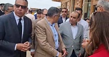 مستشار الرئيس للتنمية المحلية ومحافظ الجيزة يتفقدان تطوير المنطقة الأثرية جولة تفقدية بالمنطقة الأثرية