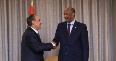 وزير الخارجية يلتقى مع رئيس مجلس السيادة السودانى عبد الفتاح البرهان
