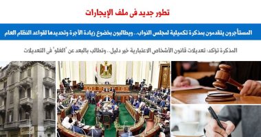 تطور جديد فى ملف الإيجارات.. نقلا عن "برلمانى" إيجارات - برلمانى