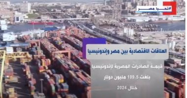"إكسترا نيوز" تستعرض العلاقات الاقتصادية بين مصر وإندونيسيا.. فيديو صور من التقرير