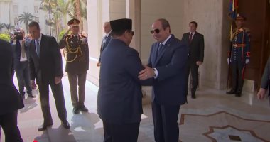 شاهد.. مراسم استقبال رسمية لرئيس جمهورية إندونيسيا بقصر الاتحادية السيد الرئيس عبد الفتاح السيسي ونظيره الإندونيسى