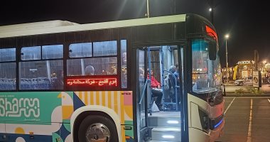 بدء التشغيل التجريبى لـ5 أتوبيسات كهربائية بالمجان فى شرم الشيخ.. صور