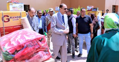 محافظ سوهاج يختتم فعاليات توزيع 100 جهاز عروس على الفتيات الأولى بالرعاية جانب من حضور المحافظ
