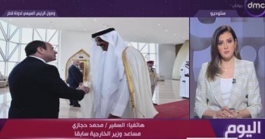 محمد حجازى: العلاقة المصرية القطرية الاستراتيجية فى مصلحة القضية الفلسطينية