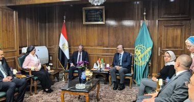 محافظ القليوبية يستقبل وزير الاتصالات لتوقيع بروتوكول تعاون وافتتاح مكاتب بريد