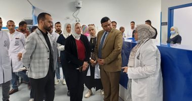جولة لمسئولى الرعاية الصحية بأسوان لمتابعة جودة الخدمات بمستشفى دراو وكوم أمبو
