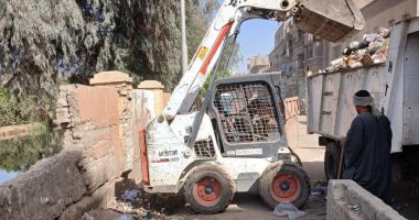 رفع 80 طن قمامة ومخلفات بـ 8 قرى فى مركز سوهاج