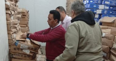 ضبط أكثر من 7 أطنان سمك ورنجة وفسيخ ولحوم ودجاج مخالفة للمواصفات بالدقهلية جانب من الحملة
