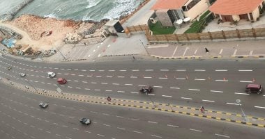 محافظة الإسكندرية تعلن بدء أعمال تخطيط طريق الكورنيش استعدادا للصيف