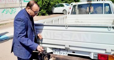 رئيس مدينة بالدقهلية يتحفظ على كلب استخدمه مجموعة شباب لترويع طلاب أمام المدارس